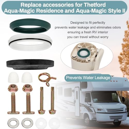 MONST 42138 RV Toilet Base Kit, RV Toilet Parts - Image 6