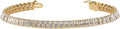 Houston Diamond District 2 to 28 Carat Lab Grown Diamond Classic Tennis Bracelet, 4-Prong Setting for Women (E-F Color, VS2-SI1 Clarity)