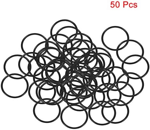 uxcell 50pcs 13x11x1mm Nitrile Rubber O-Rings Metric Sealing Gasket - Image 2