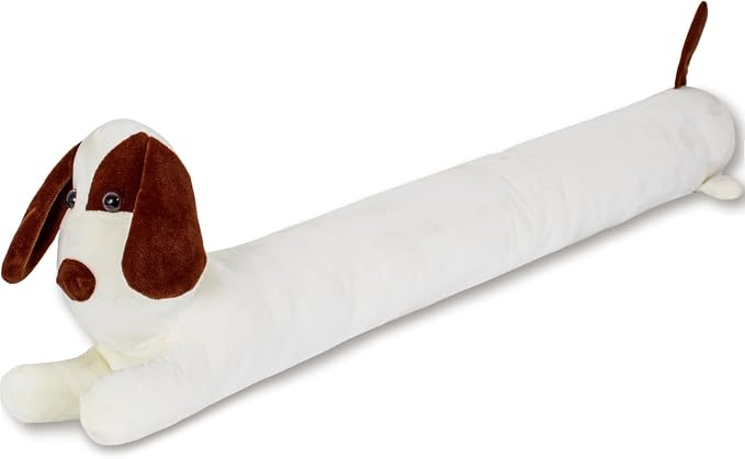 Dog Under Door Draft Stopper Heavy Duty, 3LB 36 Inch Decorative Fabric Door by SANFERGE
