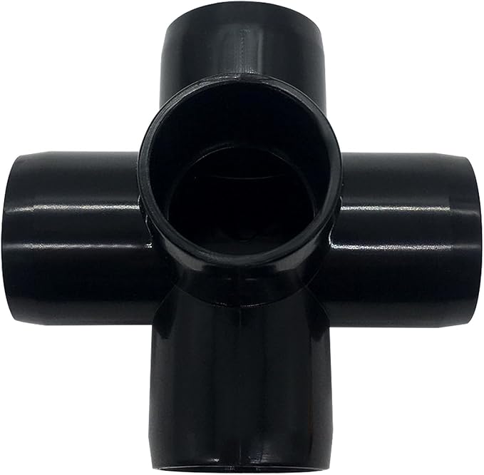 3/4“ Tee PVC Fitting 5 Way Elbow Connector, Furniture Grade 90 Degree Elbow - Image 3