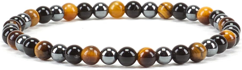 Cherry Tree Collection - Small, Medium, Large Sizes - Gemstone Beaded Bracelets For Women and Men - 4mm Round Beads