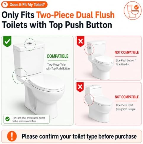 3 Inch Dual Flush Valve Replacement Kit - Image 3