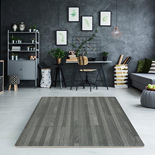 Sorbus Wood Grain Foam Floor Tiles - Image 6
