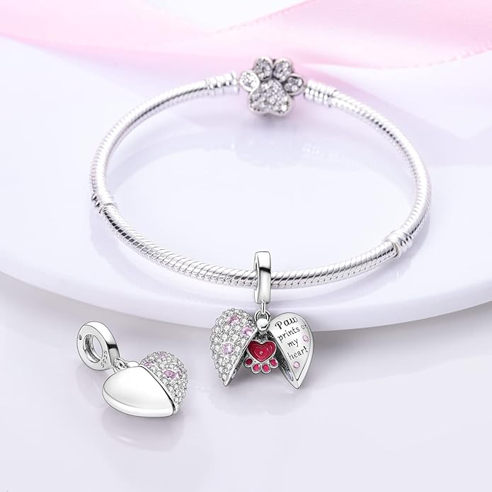 MULA 925 Sterling Silver Charms for Bracelets and Necklaces Family Letters Dangle Pendants Airplane Travel Beads Family Tree Jewelry Charms for Women