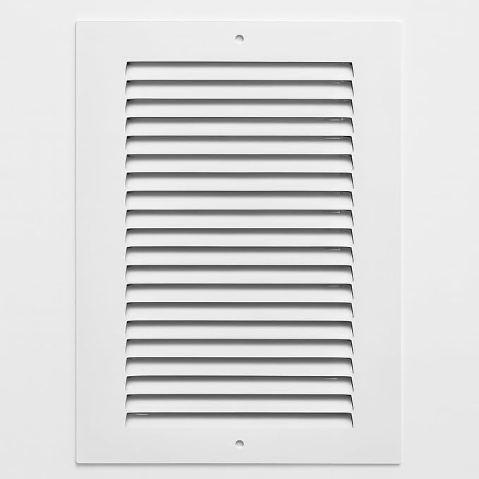 6 x 10 Inch Return Air Vent Cover, Solid Steel HVAC Grille by SierraGrates