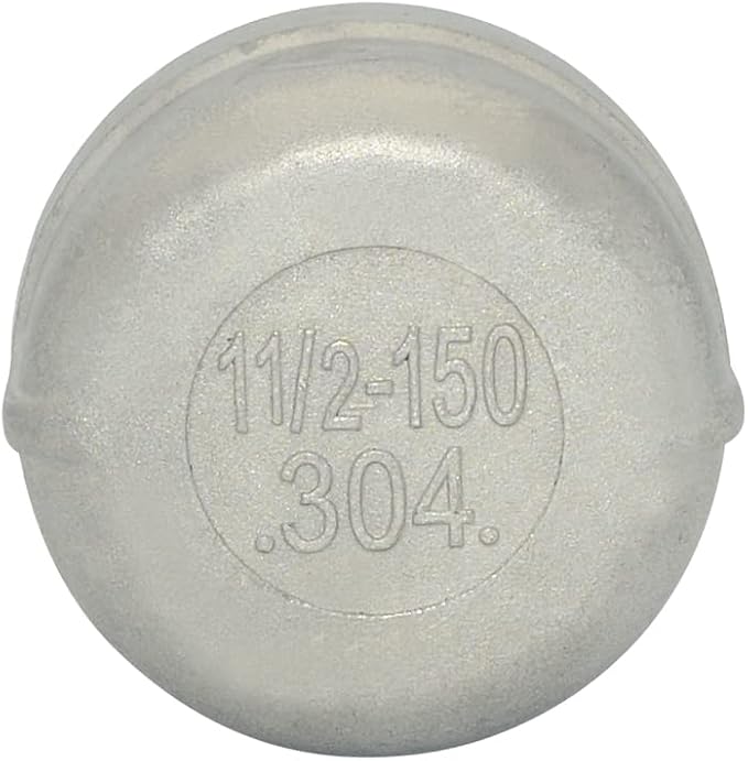 1-1/2" 1.5" Cap, NPT Female Threaded Cast Pipe Fitting, Stainless Steel 304 - Image 5
