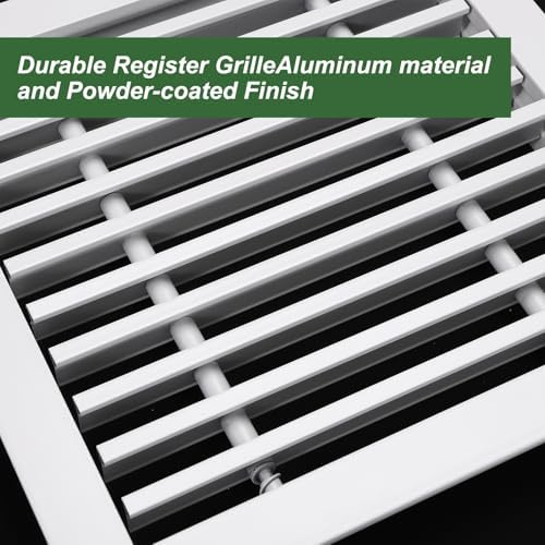 PATIKIL 8x6 Inch Linear Bar Air Vent Grille, Sidewall HVAC Air Supply and Return - Image 4