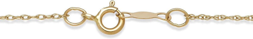 Belacqua Natural teardrop Jade Pendant Necklace for Women | 10K Gold 18" Rope Chain With Spring Ring Clasp | Jewelry for Her | Gift Box Included