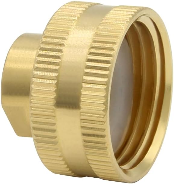 Hooshing 3PCS Garden Hose Adapter 1/4" NPT Female to 3/4" GHT Female Thread | - Image 4