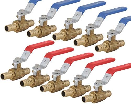LD- 1/2" PEX Brass Ball Valve, 1/2-in PEX LF Brass Shut off Ball Valve by LDQualitymanufacturerforBrassValvesBrassfittings