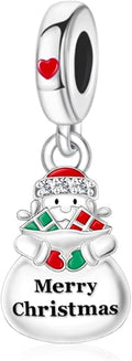 MITSOKU 925 Sterling Silver Charms for Bracelets Necklaces Animal prototype Pendant Safety Chain Dangle Pendants Beads Christmas Day Charms Jewelry Gift for Women