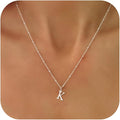 Valentines Gifts for Her Women - Initial Necklaces for Women Dainty 14k Gold Plated A-Z Letter Pendant Name Necklaces Cute Charm Choker Fashion Accessories Non Tarnish Trendy Jewelry Gift