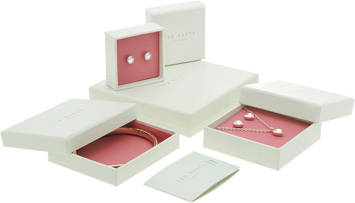 Ted Baker London Alicia Abstract Heart Pendant Necklace for Women(Gold)