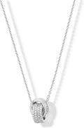14K Gold Plated CZ Minimalist Dainty Pendant Necklace | Gold Necklace for Women | Daily Wear Gold Jewelry