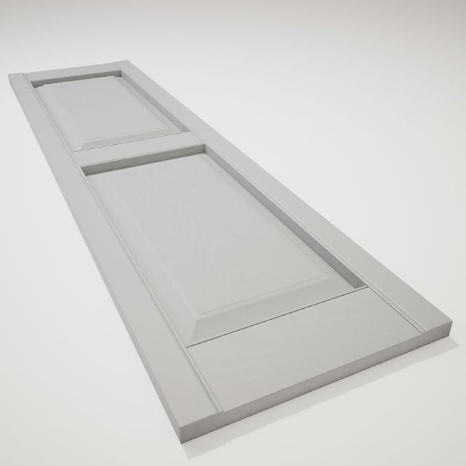 Builders Edge 14.75 in. W x 59 in. H Builders Edge, Standard Two Equal Panels - Image 7