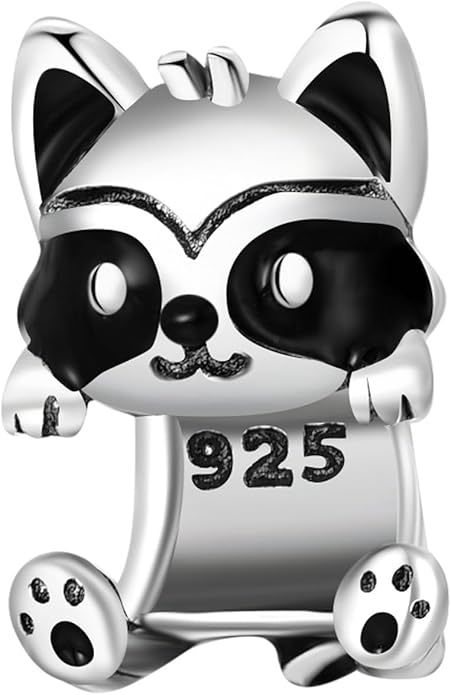 Cute Panda Animal 925 Sterling Silver Charms for Bracelets and Necklace Dangle Pendants Butterfly Elephant Dog Bead Jewelry Present for Women Family Friends