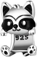 Cute Panda Animal 925 Sterling Silver Charms for Bracelets and Necklace Dangle Pendants Butterfly Elephant Dog Bead Jewelry Present for Women Family Friends