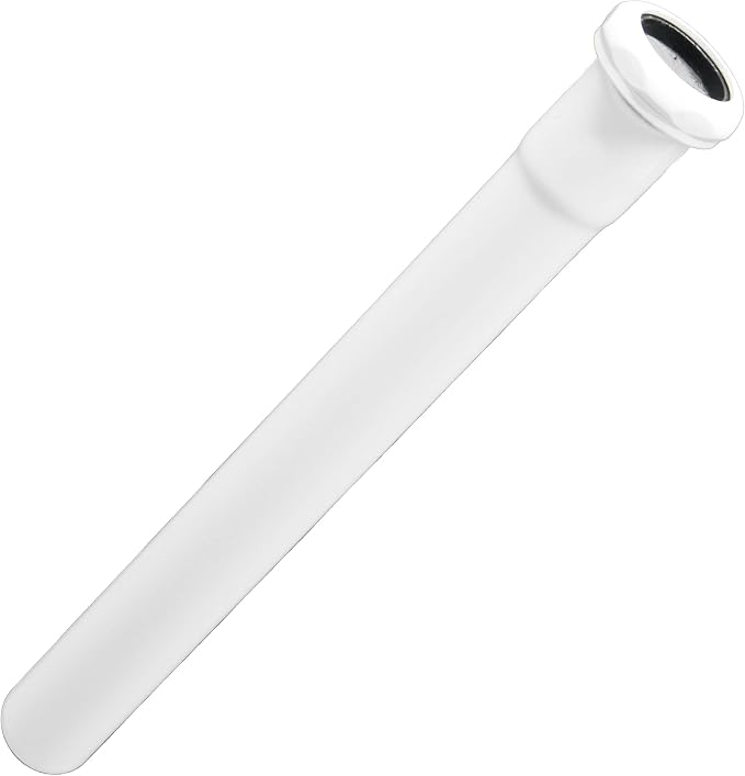 Westbrass A423-50 1-1/2" x 12" Slip Joint Extension Tube, Powder Coat White - Image 2