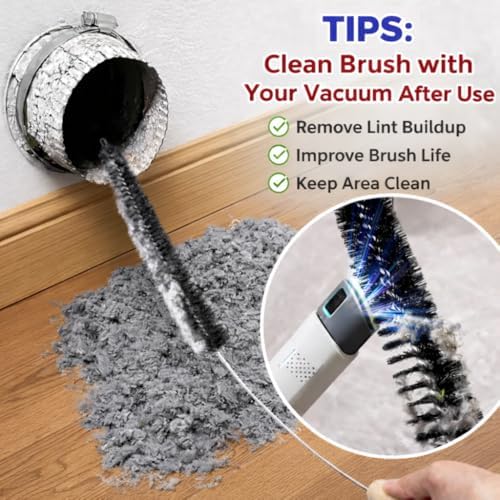Dryer Vent Cleaner Kit – Flexible Lint Brush - Image 3