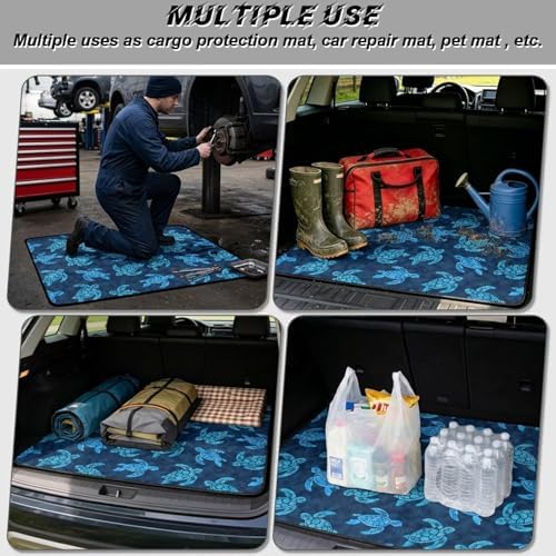 ELEQIN Car Trunk Mat for SUV Sedan Truck All Weather Cargo Liner Trunk - Image 3