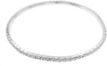 BESHEEK Sparkly Glass Rhinestone Square Artisan Beaded Stretch Anklet | Handmade Hypoallergenic Beach Gala Wedding Style Jewelry