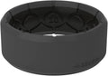 Groove Life Zeus Anti Stretch Silicone Ring Breathable Silicone Rings for Him and Her, Unique Design, Comfort Fit Ring