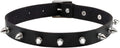 Eigso Vintage Punk Goth Studded Rivet Pu Leather Collar Choker Necklace with Spikes Adjustable
