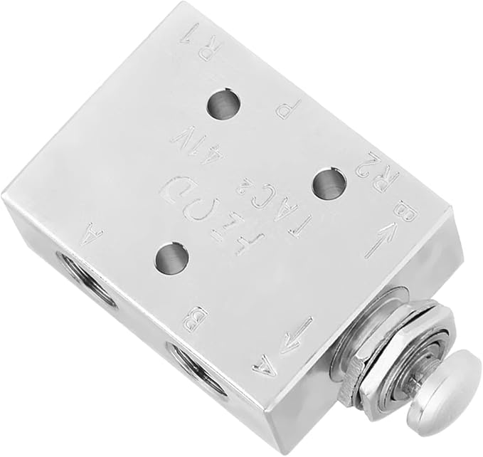 Fabater TAC2-41P 2 Position 3 Way Air Pneumatic Knob Control ONOFF Toggle Valve - Image 5
