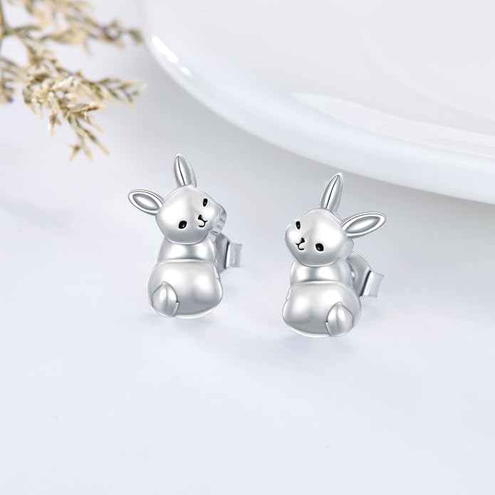 PELOVNY Animal Dangle Earrings Sterling Silver Hypoallergenic Moss Agate Crystal Moonstone Earrings Bee Butterfly Dolphin Peacock Phoenix Jewelry Birthday Christmas Gifts for Women