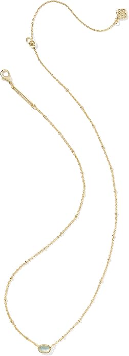 Kendra Scott Mini Elisa 14k Gold-Plated Satellite Short Pendant Necklace, Fashion Jewelry for Women