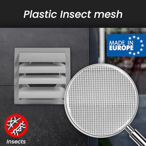 Repa Market ABS Plastic Brown 5 Inch Dryer Vent Cover Outside, 5 Inch Exhaust - Image 4