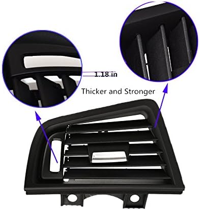 Jaronx Compatible with BMW 5 series F10/F11 Front Air Grille 2010-2016 - Image 5
