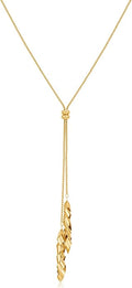 Gold Silver Necklace for Women Y Chain Adjustable Gold Long Necklaces Fashion Dainty Jewelry