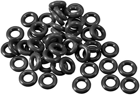 uxcell 50pcs 5.5x2.5x1.5mm Nitrile Rubber O-Rings Metric Sealing Gasket by uxcell