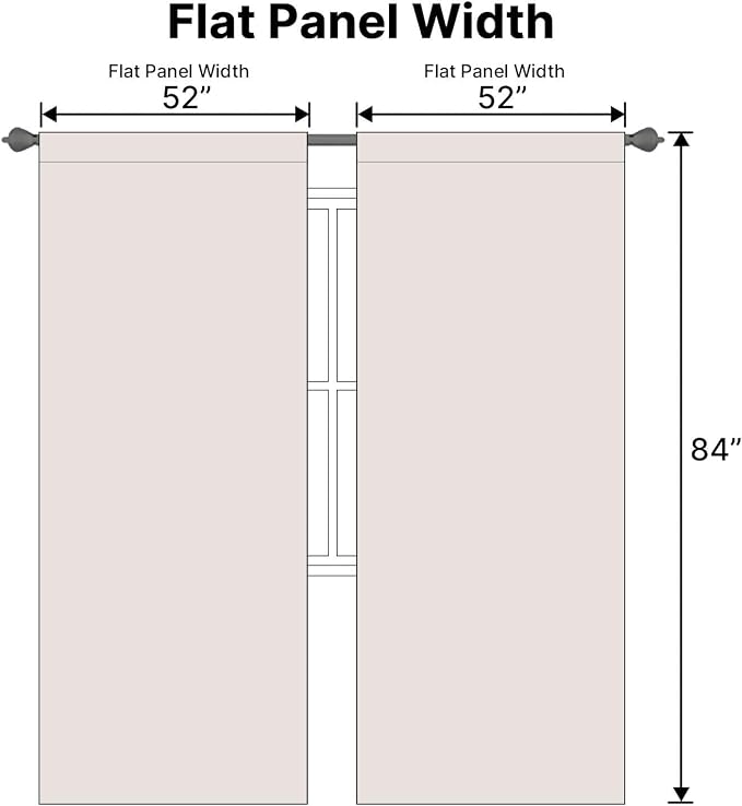 H.VERSAILTEX Blackout Curtains Thermal Insulated Window Treatment Panels Room - Image 6