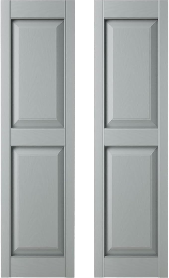 14.75 in. W x 80 in. H Builders Edge, Standard Two Equal Panels, Raised Panel by Builders+Edge