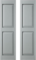 14.75 in. W x 43 in. H Builders Edge, Standard Two Equal Panels, Raised Panel by Builders+Edge