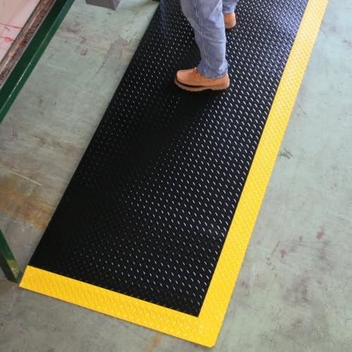Rhino Mats DTT24DSBYX19 Diamond Plate Anti-Fatigue Ma, 2 FT. x 19 FT. x 1 in. - Image 3