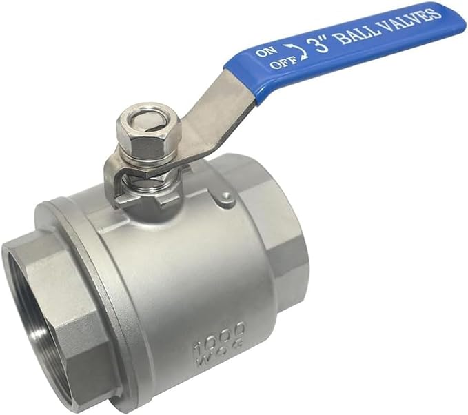 316 Stainless Steel 1/8"~3" Full Port Ball Valve by Megairon