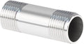 Quickun 304 Stainless Steel Pipe Fitting, 1/4" NPT x 1/4" NPT Male Malleable by VisittheQuickun