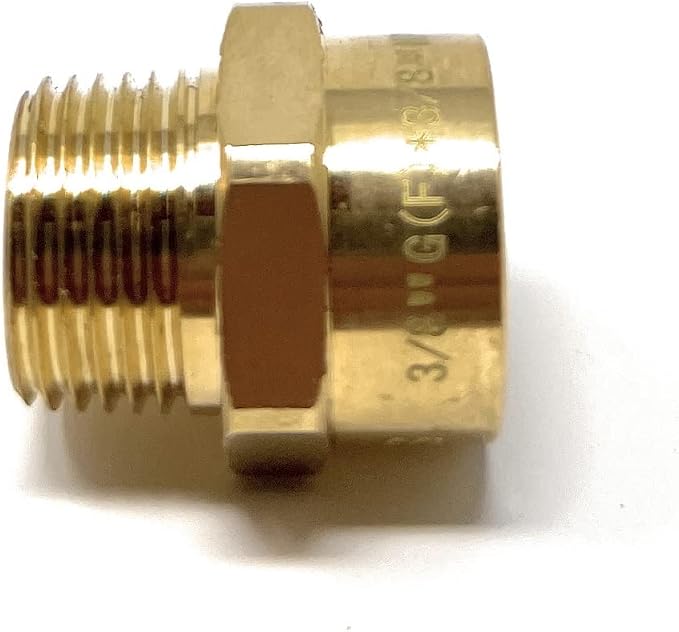 Cascada 3/8" G Thread Female to NPT Male Pipe Fittings | Lead-Free Brass Pipe - Image 7