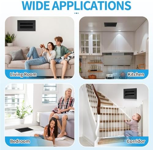 8x4 Modern AC Vent Cover, Decorative Air Vent Register Grille - Image 6