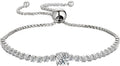 14K Gold Adjustable Diamond Bracelet for Women | Round/Oval/Princess Cut D-Color VVS1 | Ideal Gift for Birthdays & Special Events