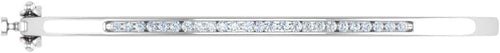 1/2 Carat Channel Set Round-Cut Natural Diamond Bangle Bracelet for Women in 14K Gold (SI1-SI2 Clarity)