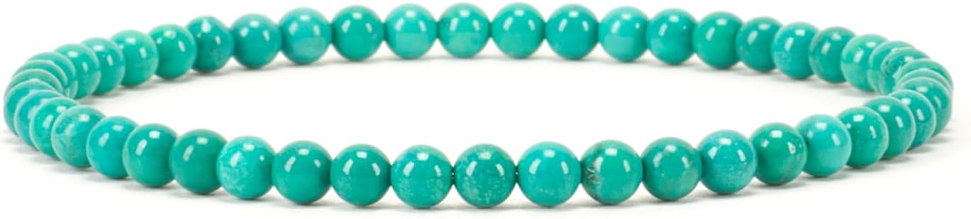 Cherry Tree Collection - Small, Medium, Large Sizes - Gemstone Beaded Bracelets For Women and Men - 4mm Round Beads