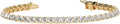 Houston Diamond District 2 to 28 Carat Lab Grown Diamond Classic Tennis Bracelet, 4-Prong Setting for Women (E-F Color, VS2-SI1 Clarity)