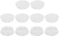 uxcell 10Pcs Plastic Hole Plugs, 50mm Flush Type Panel Plugs, Round Snap by uxcell
