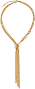 PLOUTOS Chunky Gold Knot Choker Necklace for Women Adjustable Double Snake Chain Design Bold Statement Fashion Jewelry Accessory For Party Daily Wear Gift
