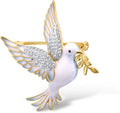 Santuzza 925 Sterling Silver Enamel Brooch Pin for Women